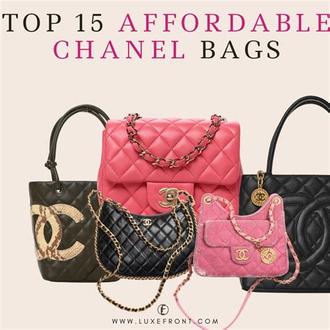 chanel cheapest items|most affordable chanel bag.